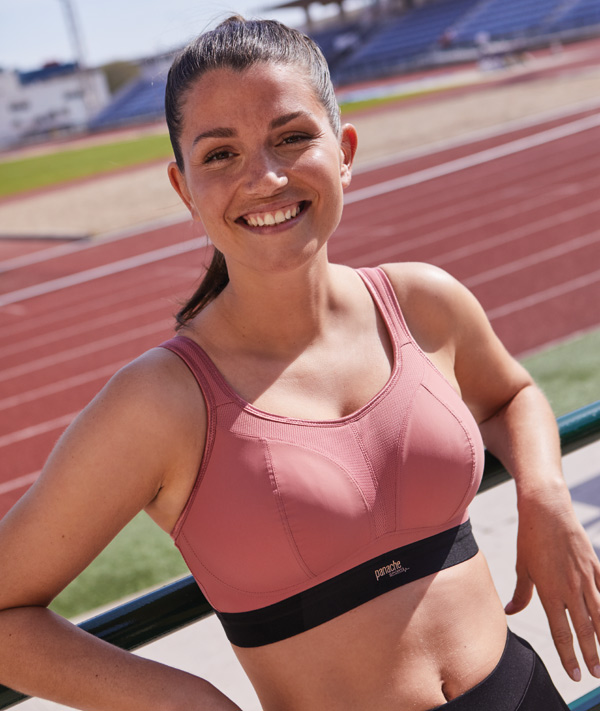 For a WFH athleisure look, opt for the Panache Non-Wired Sports bra - featured on Lingerie Briefs