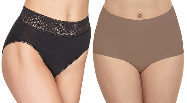 Wacoal Subtle Beauty and Flawless Comfort Panties as featured on Lingerie Briefs