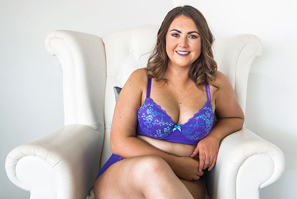 Lady Emprezz plus size bras for larger bands and smaller cups as featured on Lingerie Briefs