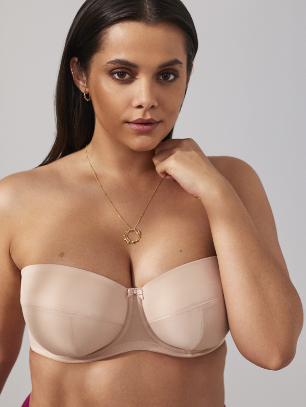 Panache Dana – The ultimate fuller figured strapless bra featured on Lingerie Briefs