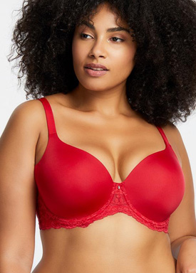 Montelle's Pure Plus Full Coverage Bra. C to H cups. featured on Lingerie Briefs