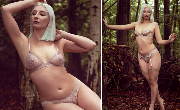 Emma Harris’ silk-satin Tiffany collection now in dusty pink - featured on Lingerie Briefs