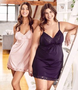 Montelle Microfiber and Lace Chemise-Dewdrop