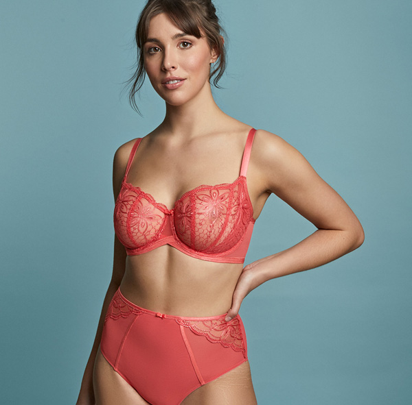Panache Alexandra balconette bra can be matched with low or high waist briefs - featured on Lingerie Briefs