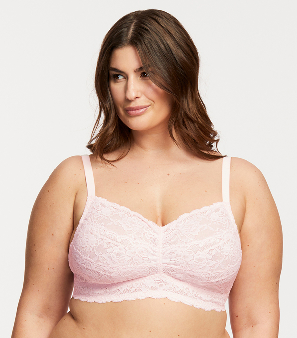 Montelle Cup-Sized Lace Bralettes in plus sizes featured on Lingerie Briefs