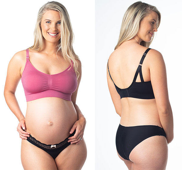 Hot Milk Maternity and Nursing Sleep Bra as featured on Lingerie Briefs