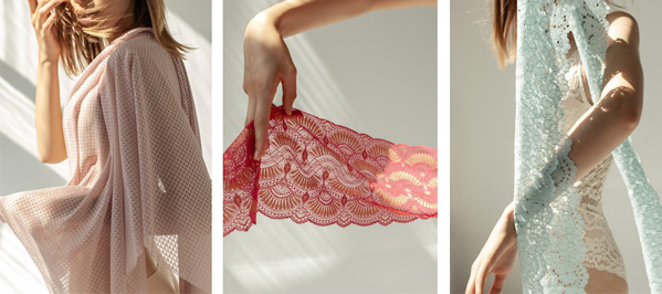 Chanty uses state-of-the-art Raschel knitting machines for laces - featured on Lingerie Briefs