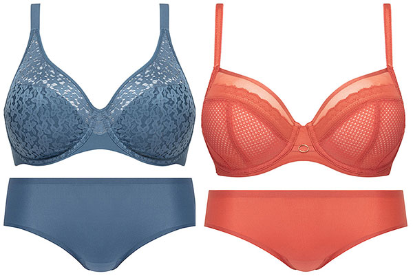 Chantelle Continues Its Soft Stretch Trajectory With Color Coordination -  Lingerie Briefs ~ by Ellen Lewis