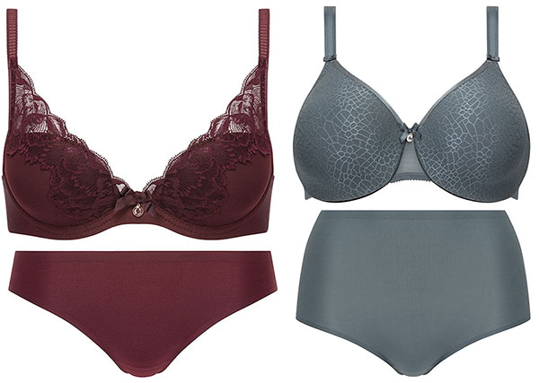 Chantelle Orangerie bra with Thong & C Magnifique bra with Brief as featured on Lingerie Briefs