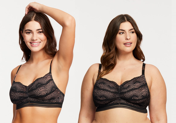 Femme Fatale lace bralette from Montelle Intimates featured on Lingerie Briefs