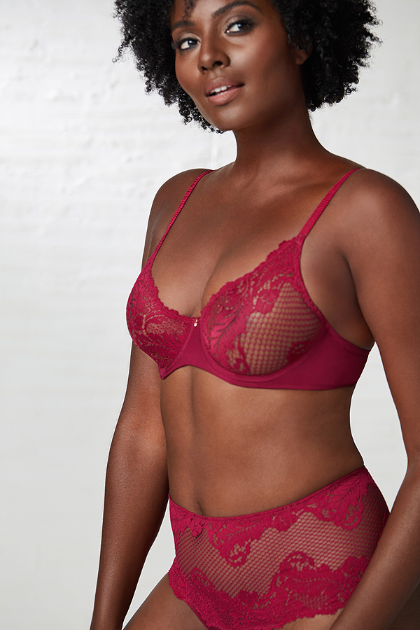 Le Mystere Presents Cotton Touch Wireless in Heather Grey