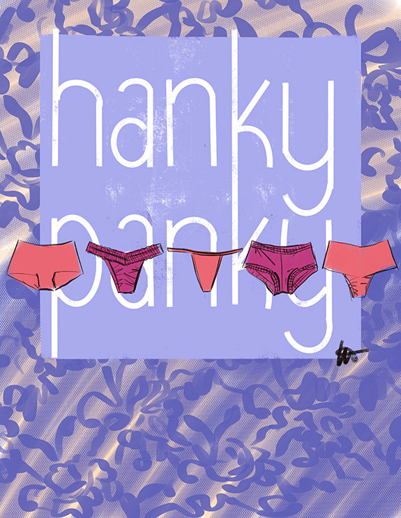 Fashion Illustrations by Tina Wilson for Hanky Panky philanthropy as featured on Lingerie Briefs