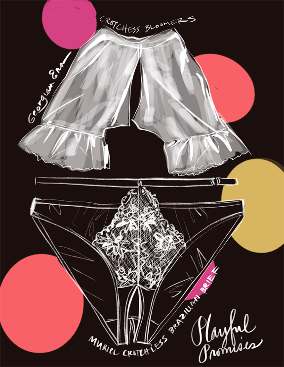 Black History Month and Black owned lingerie companies as illustrated by Tina Wilson for Lingerie Briefs