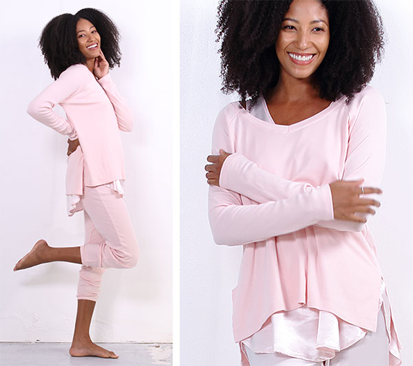 P.J. Harlow Supima Cotton and Micro modal French Terry Cozy Sweats as featured on Lingerie Briefs