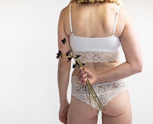 Everviolet ~ Lingerie for Breast Cancer Patients & Beyond - Lingerie Briefs  ~ by Ellen Lewis