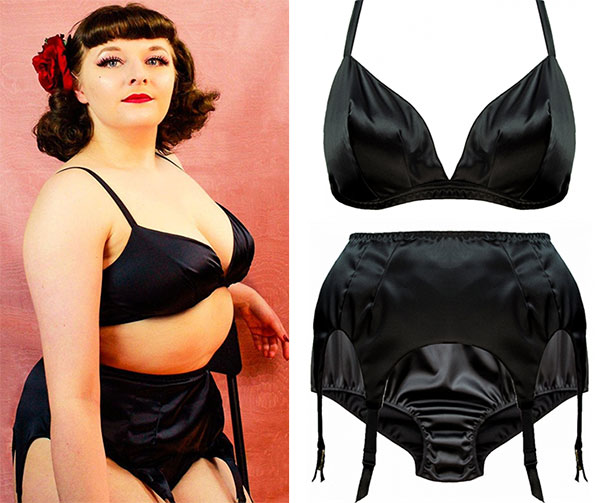 Lilibeth bralette & brief from Mal Amora as featured on Lingerie Briefs