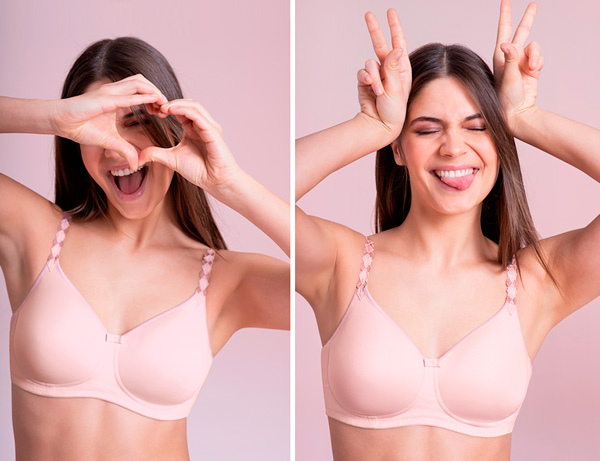 Anita Care's new Tonya Flair Post-Mastecomy bra in blush pink - featured on Lingerie Briefs