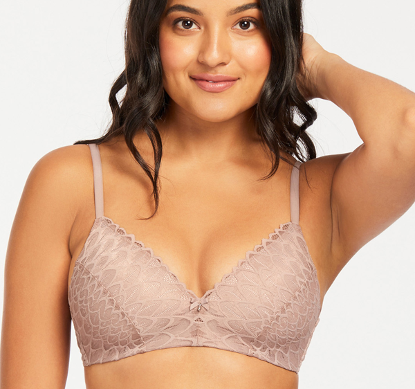 Montelle pink Cup Sized Bralette – Shapely Hart