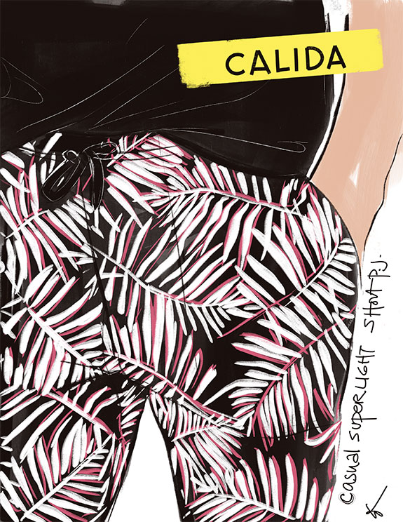 Calida men's boxer shorts as featured for Father's Day on Lingerie Briefs