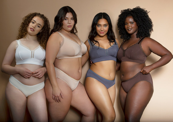 What s Nude Parfait Curvy Bralettes in Extended Skin Tones AW21