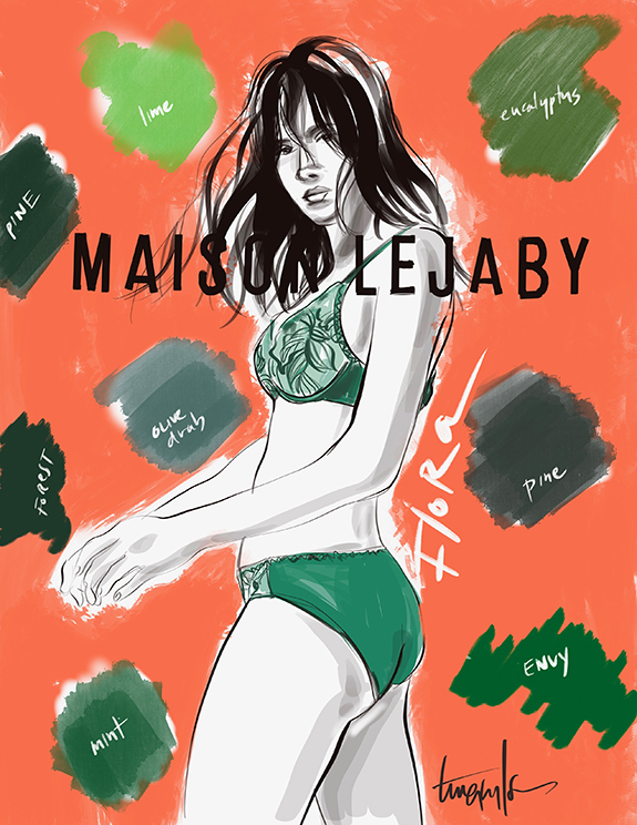 Maison Lejaby Flora as illustrated for Lingerie Briefs