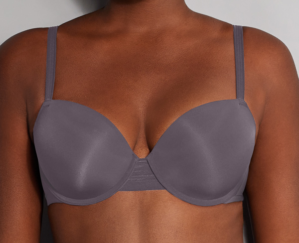 Second Skin Uplift by Le Mystere in charcoal - featured on Lingerie Briefs
