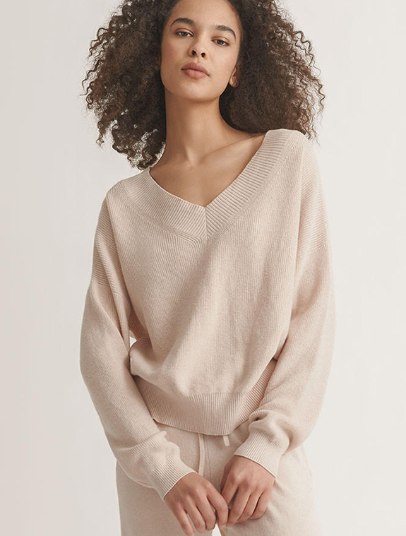 Skin Lingerie Cotton Cashmere Loungewear as featured on Lingerie Briefs