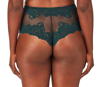 New Year Elegance ~ Le Mystere's Lace Allure Unlined Demi and Thong Set -  Lingerie Briefs ~ by Ellen Lewis