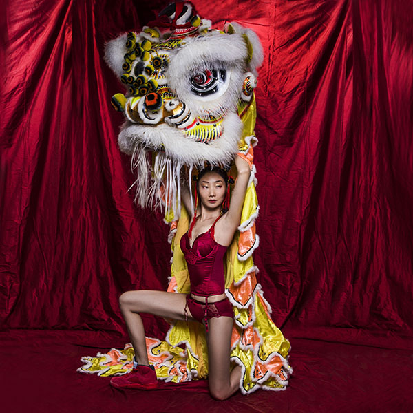 Paint the Town Red for Chinese New Year! - Lingerie Briefs ~ by Ellen Lewis