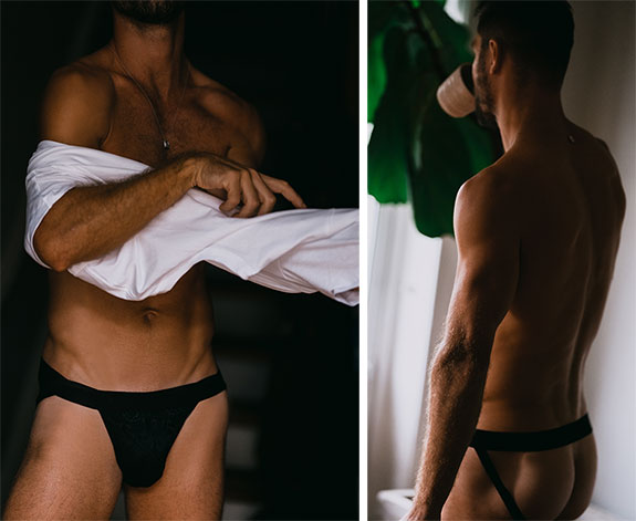 Cosabella Male Body Form Collection as Featured on Lingerie Briefs