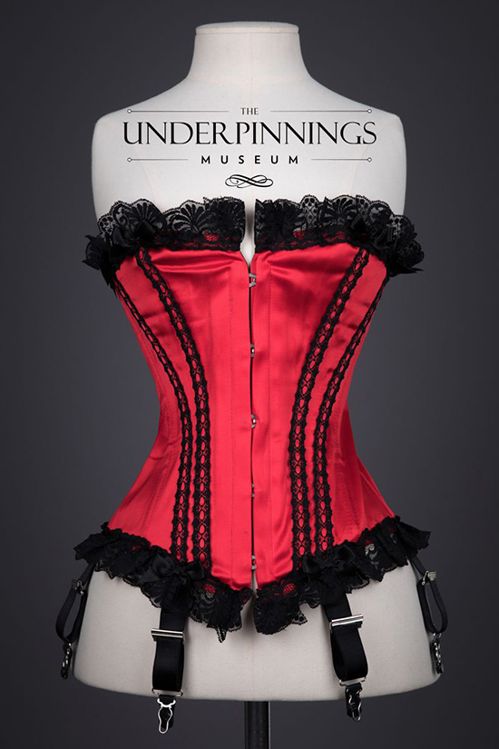 Agent Provocateur corset at Underpinnings Museum as featured on Lingerie Briefs