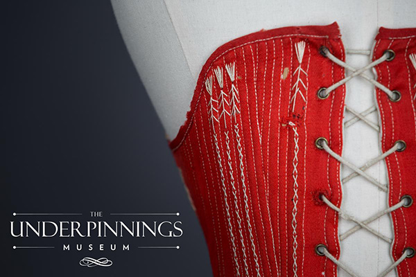 1860's corset Underpinnings Museum as featured on Lingerie Briefs