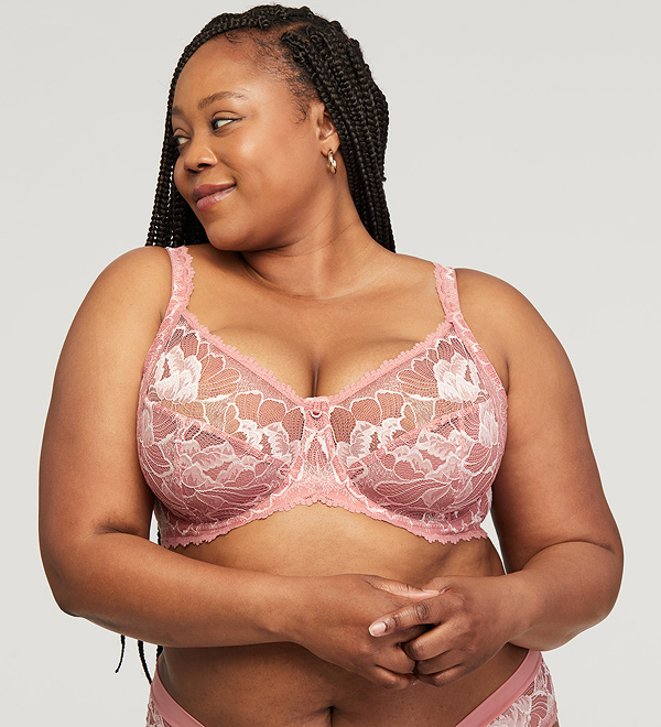 Montelle new Blushing Collection - Muse Full Cup Lace Bra featured on Lingerie Briefs