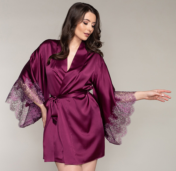 Emma Harris new Rochelle Collection - robe as featured on Lingerie Briefs