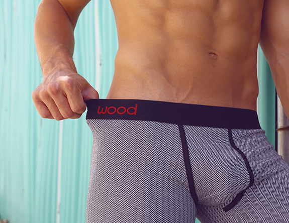 Wood Is Good! Men's Underwear ~ A Hit in Lingerie Shops - Lingerie Briefs ~  by Ellen Lewis