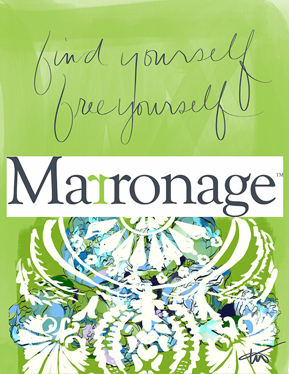 Marronage illustrated by Tina Wilson for Lingerie Briefs