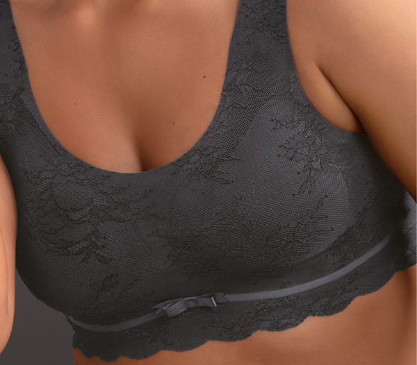 Essentials Bralette from Anita in anthracite featured on Lingerie Briefs