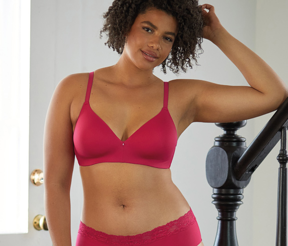 Montelle Thong in Raspberry FINAL SALE (40% Off) - Busted Bra Shop