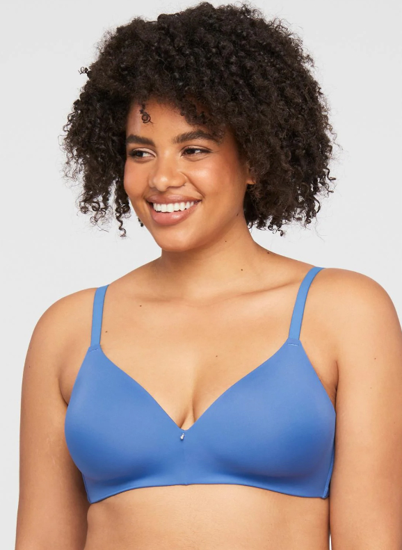 Montelle Wire Free T-Shirt Bra (#9317) in new Riviera blue - featured on Lingerie Briefs