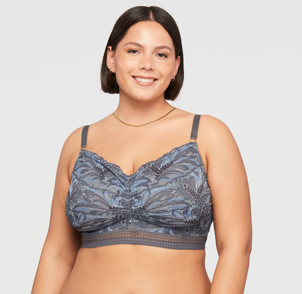 Elietian One Size Lace Overlay Bra - New Moon Boutique