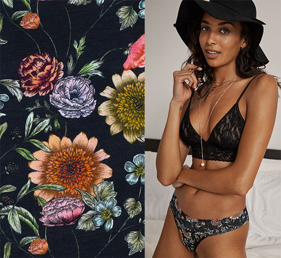 Hanky Panky Homage to the English Garden: Fall 22 Hampton Garden Print on Supima Cotton as featured on Lingerie Briefs