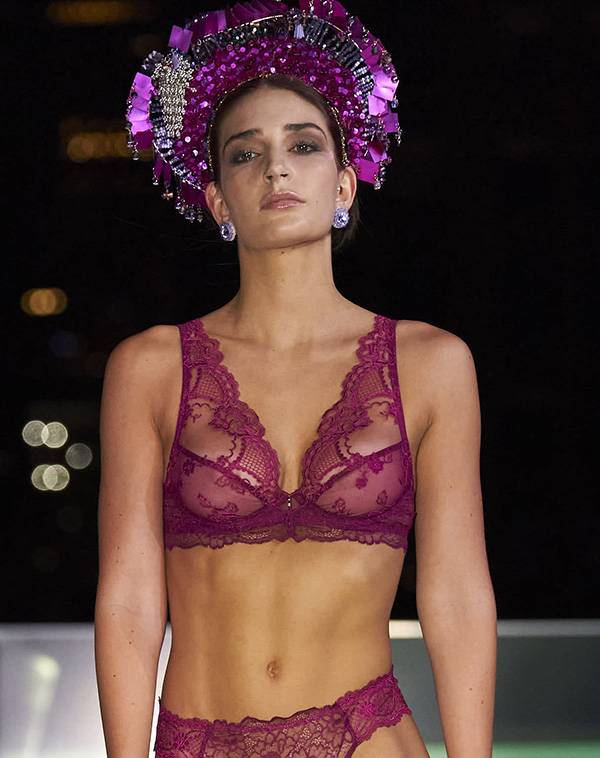 Lise Charmel Stars at New York Fashion Week Lingerie Briefs by