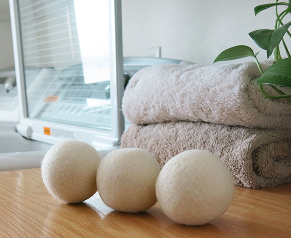 Tumbler Pure Wool Dryer Balls sustainable laundry solution as featured on Lingerie Briefs