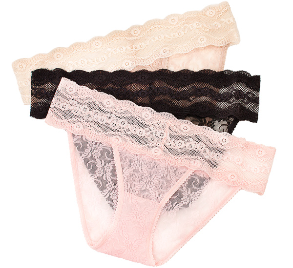 b.tempt'd Lace Kiss panties featured on Lingerie Briefs