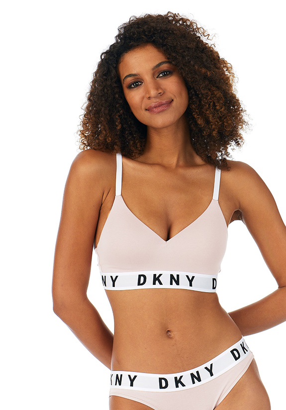 DKNY COZY BOYFRIEND WIREFREE PUSH UP as featured on Lingerie Briefs