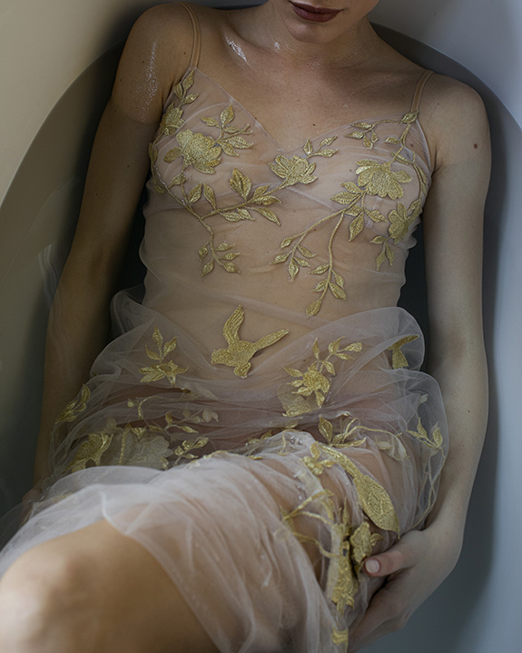Lace & Silk Espousal ~ Ivette Bridal - Lingerie Briefs ~ by Ellen Lewis
