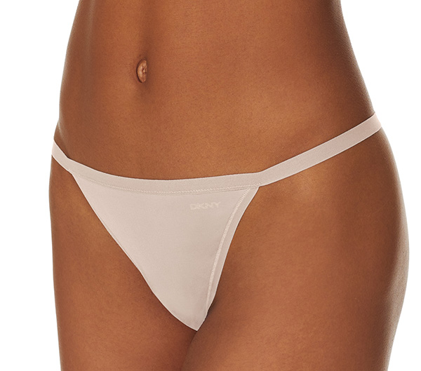 DKNY Litewear Active Comfort Collection, string thong as featured on Lingerie Briefs