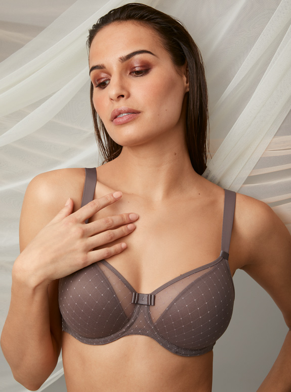 Rosa Faia's Eve Underwire Bra Now in Truffle - featured on Lingerie Briefs