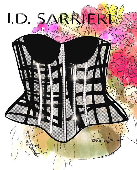 I.D. Sarrieri as illustrated by Tina Wilson for Lingerie Briefs