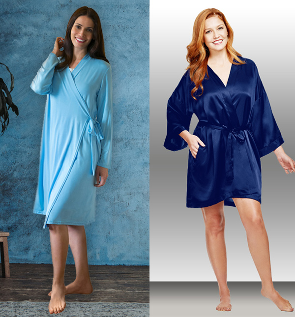 Shadowline blue robes featured on Lingerie Briefs